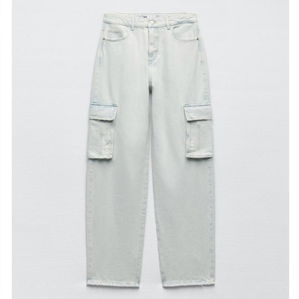 Zara Z1975 BALLOON CARGO JEANS